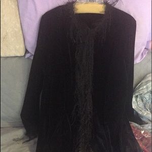 Laura Ashley jet black evening jacket